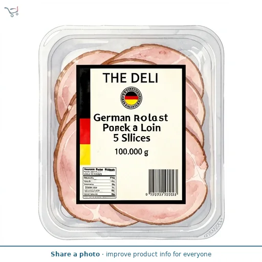 German Roast Pork Loin 5 Slices