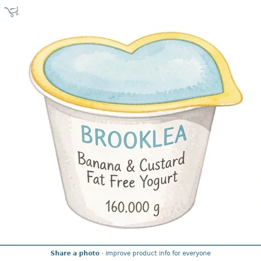 Banana & Custard Fat Free Yogurt