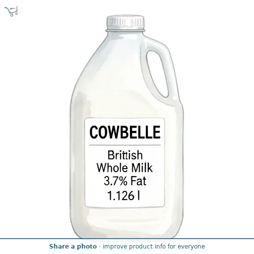 British Whole Milk 3.7% Fat