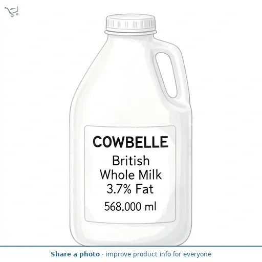 British Whole Milk 3.7% Fat