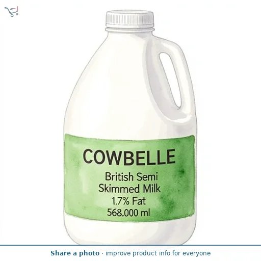 British Semi Skimmed Milk 1.7% Fat