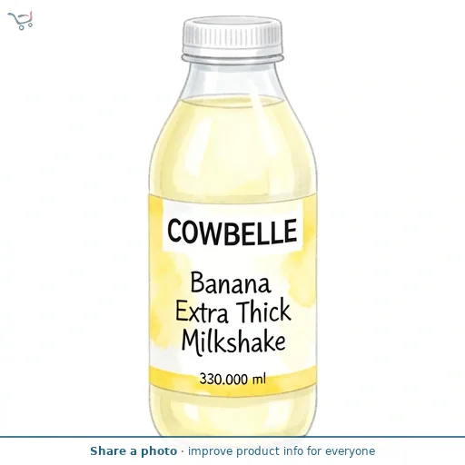 Banana Extra Thick Milkshake