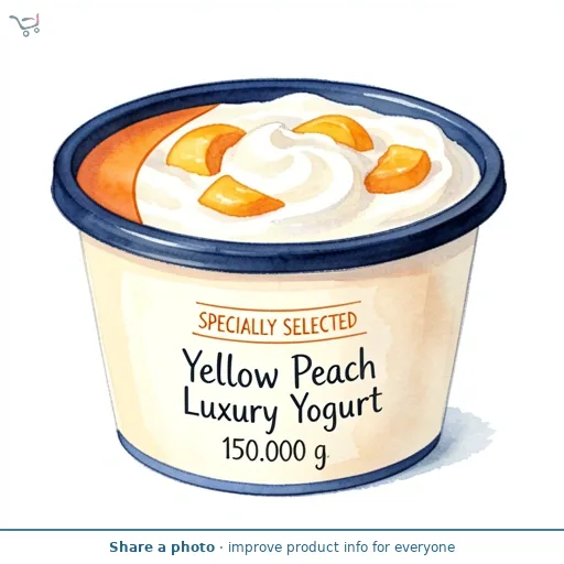 Yellow Peach Luxury Yogurt
