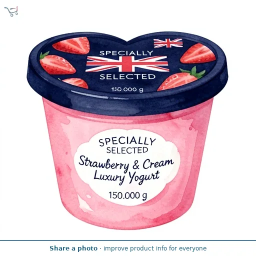 Strawberry & Cream Luxury Yogurt