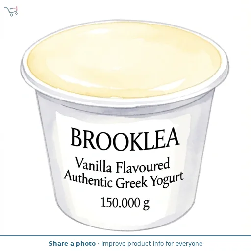 Vanilla Flavoured Authentic Greek Yogurt