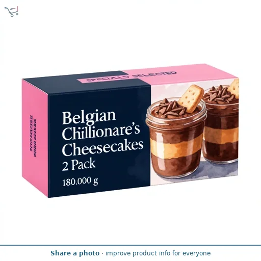 Belgian Chocolate Millionaire's Cheesecakes 2 Pack