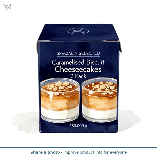Caramelised Biscuit Cheesecakes 2 Pack