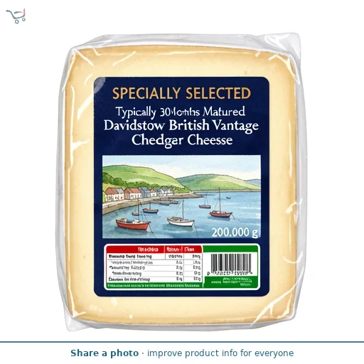 Typically 30 Months Matured Davidstow British Vintage Cheddar Cheese