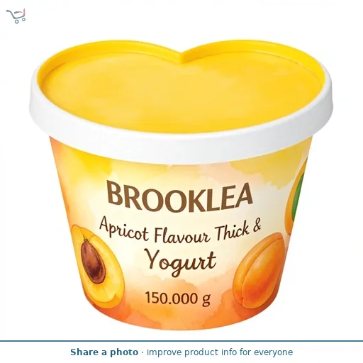Apricot Flavour Thick & Creamy Yogurt