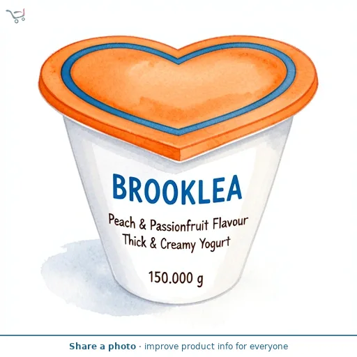 Peach & Passionfruit Flavour Thick & Creamy Yogurt