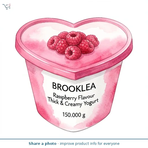 Raspberry Flavour Thick & Creamy Yogurt