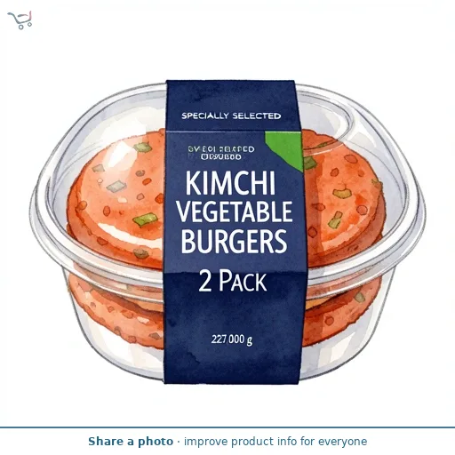 Kimchi Vegetable Burgers 2 Pack