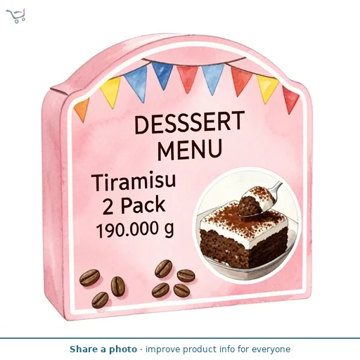 Tiramisu 2 Pack