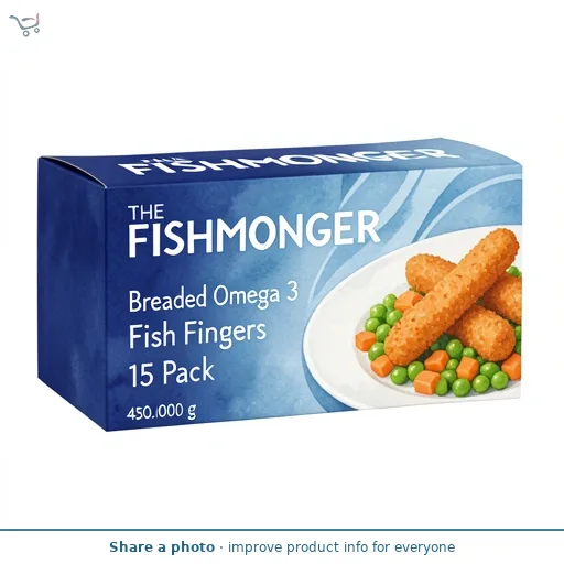 Breaded Omega 3 Fish Fingers 15 Pack