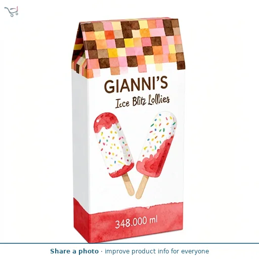 Ice Blitz Lollies 6 Pack