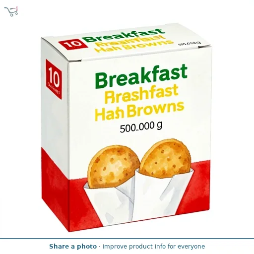 Breakfast Hash Browns 10 Pack