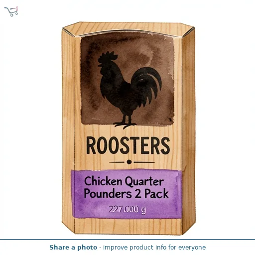 Chicken Quarter Pounders 2 Pack