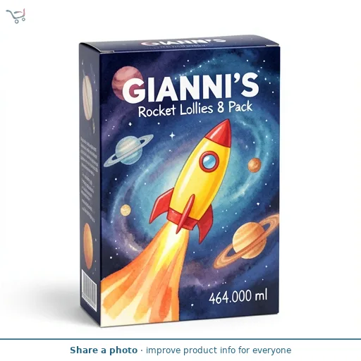 Rocket Lollies 8 Pack