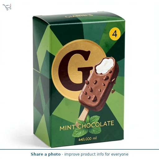 Mint Chocolate Ice Creams 4 Pack