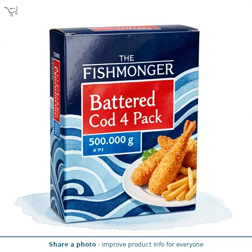 Battered Cod 4 Pack