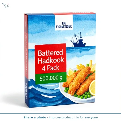 Battered Haddock 4 Pack