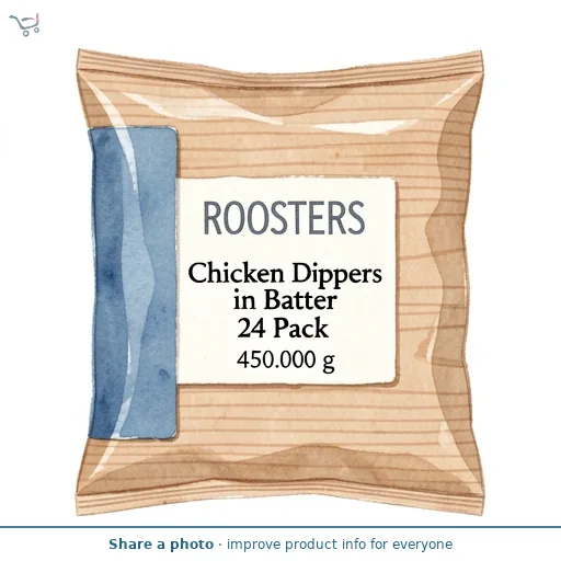 Chicken Dippers in Batter 24 Pack