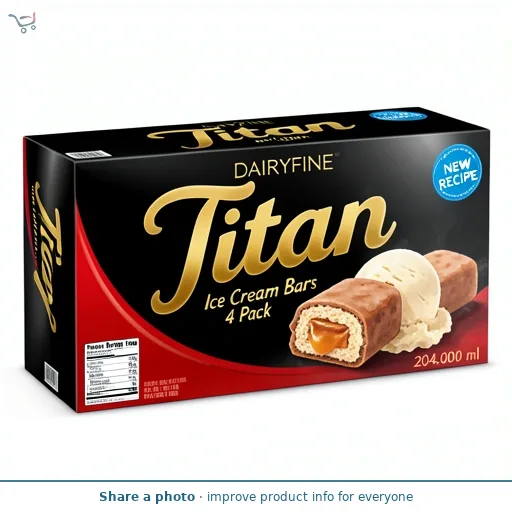 Titan Ice Cream Bars 4 Pack
