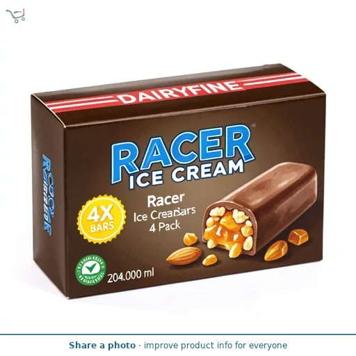Racer Ice Cream Bars 4 Pack