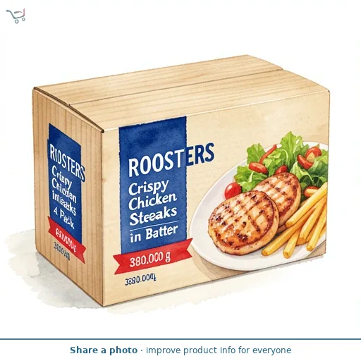 Crispy Chicken Steaks in Batter 4 Pack