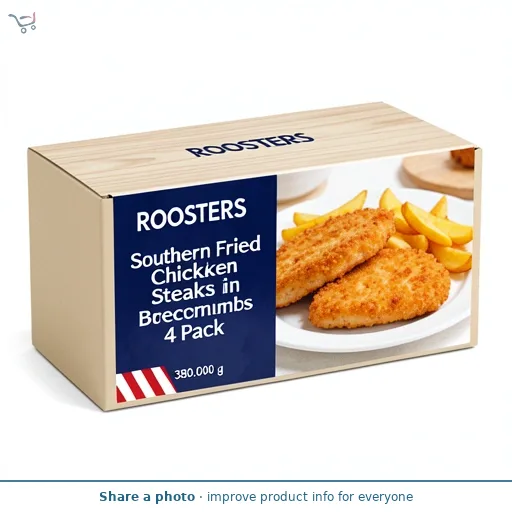 Southern Fried Chicken Steaks in Breadcrumbs 4 Pack