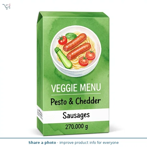Pesto & Cheddar Sausages 6 Pack