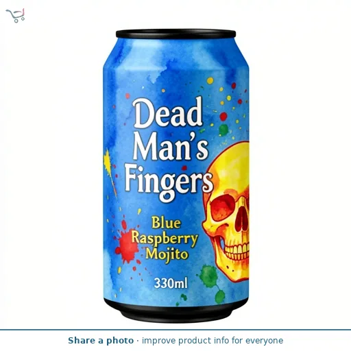 Dead Man's Fingers Blue Raspberry Mojito 330ml