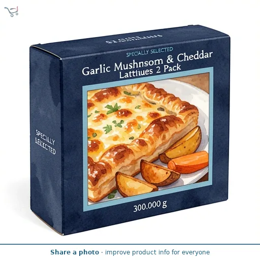 Garlic Mushroom & Cheddar Lattices 2 Pack