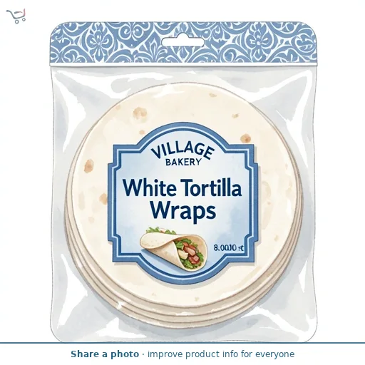 White Tortilla Wraps