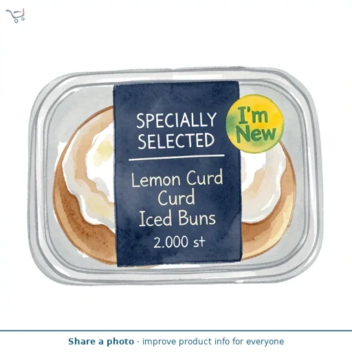 Lemon Curd Iced Buns