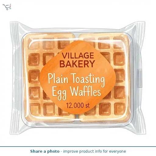 Plain Toasting Egg Waffles