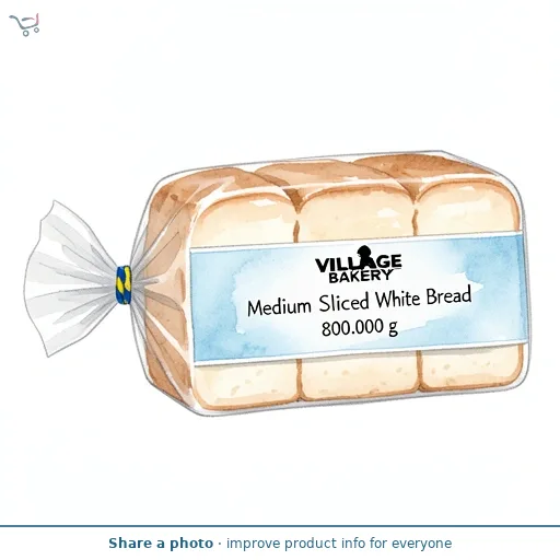Medium Sliced White Bread