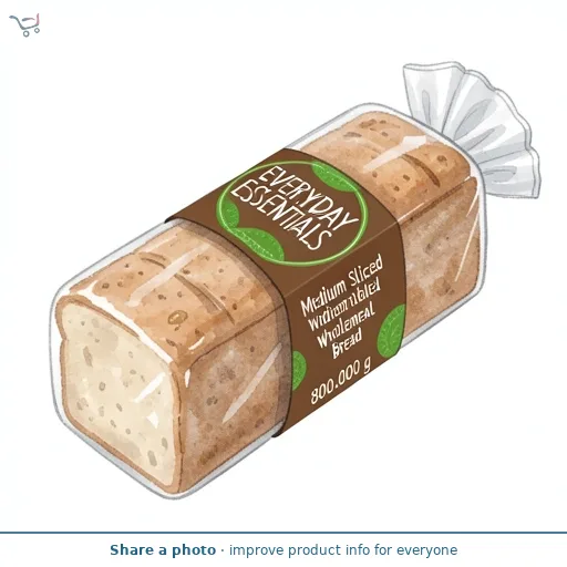 Medium Sliced Wholemeal Bread