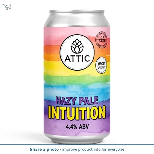 Attic Brew Co. Intuition Hazy Pale 440ml