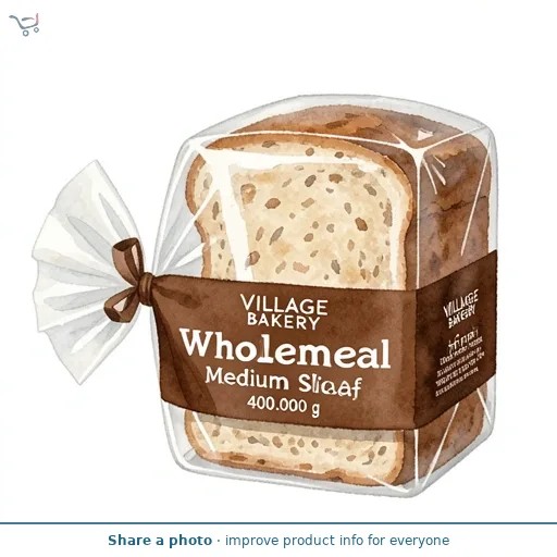 Wholemeal Medium Sliced Loaf