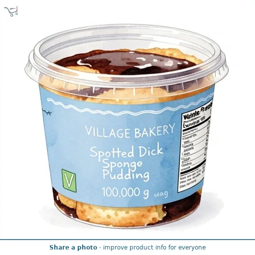 Spotted Dick Sponge Pudding