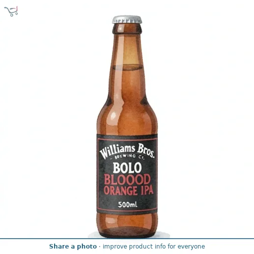 Williams Bros. Brewing Co. Bolo Blood Orange IPA 500ml