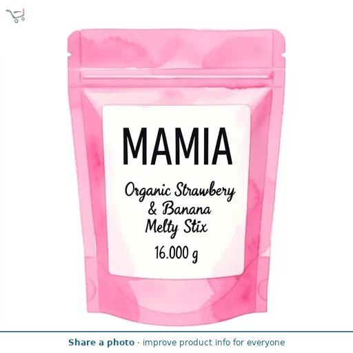 Organic Strawberry & Banana Melty Stix