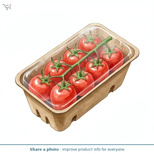 Organic Cherry Tomatoes On The Vine 200g