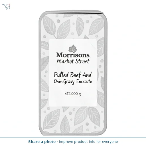 Morrisons Market Street Pulled Beef And Onion Gravy Encroute   412g