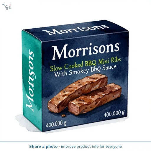 Morrisons Slow Cooked BBQ Mini Ribs With Smokey Bbq Sauce 