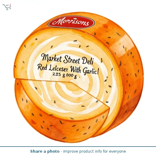 Market Street Deli Red Leicester With Garlic Whirl