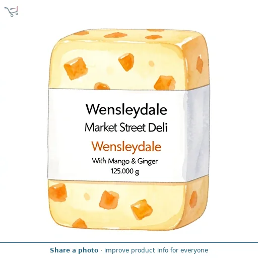Morrisons British Deli Wensleydale With Mango & Ginger