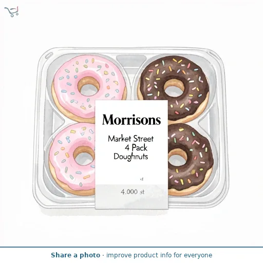 Market Street 4 Pack Doughnuts