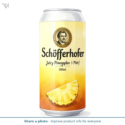 Schöfferhofer Juicy Pineapple 1 Pint/500ml